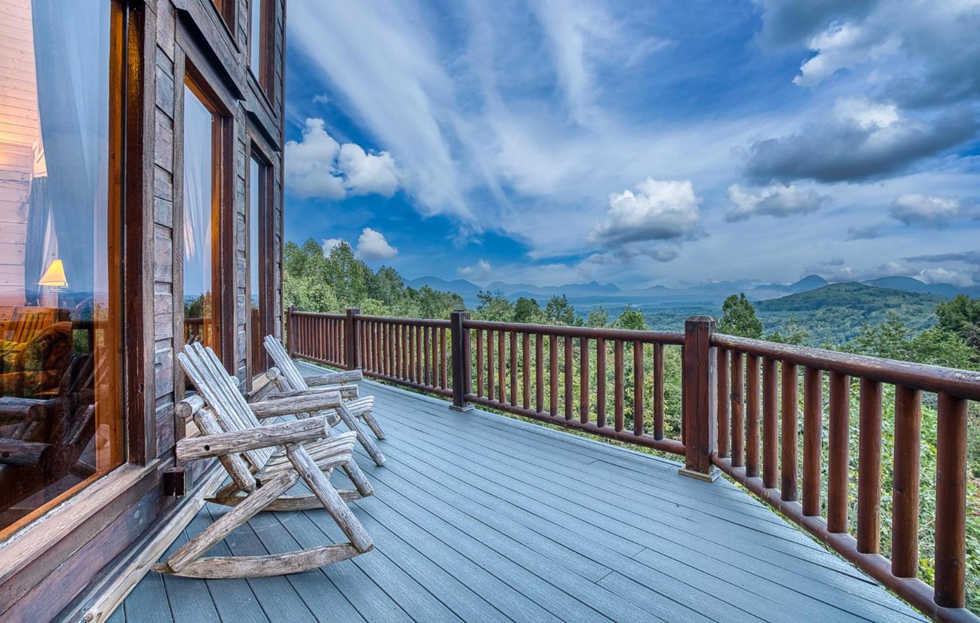 בלו רידג' Sky High Lodge By Bk Stays. Large Cabin. Amazing Views. Game Room. Jacuzzi. Six Bedrooms. Sleeps 12 מראה חיצוני תמונה